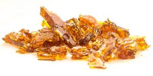 A pile of shatter sits on a white background